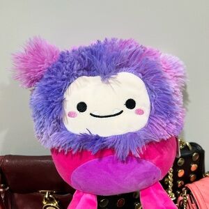 Purple and Pink Bigfoot squish mellow